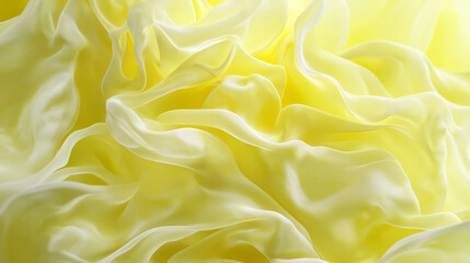 Obraz premium background Abstract vibrant flowing fabric folds yellow colour