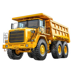 robust yellow dump truck with large capacity png heavy dump truck png industrial truck png construction dump truck png vibrant truck png sturdy dump truck png transparent background image
