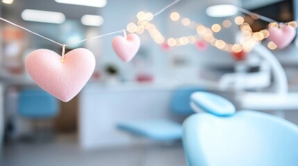 A beauty salon with a cozy ambiance, complete with warm lighting and heartwarming decor, invites clients to unwind and indulge in treatments