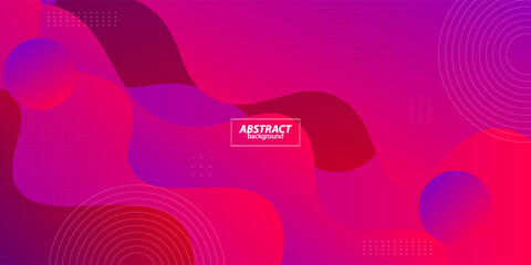 Modern abstract colorful purple and pink gradient wave liquid geometric background with liquid style gradient color. Eps10