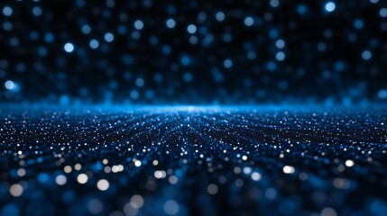 Abstract data stream forming star constellation shapes glowing tech meets space fusion background 