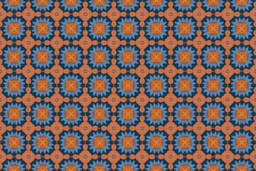 Seamless Graphic Geometric Interior Endless Background Wallpaper Tile Textile Digital Texture Fabric Cloth Fashion Template Design Decoration Luxury Art Symmetric Perspective Visual Shape Pattern.