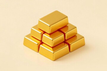 there are a lot of gold bars stacked on top of each other