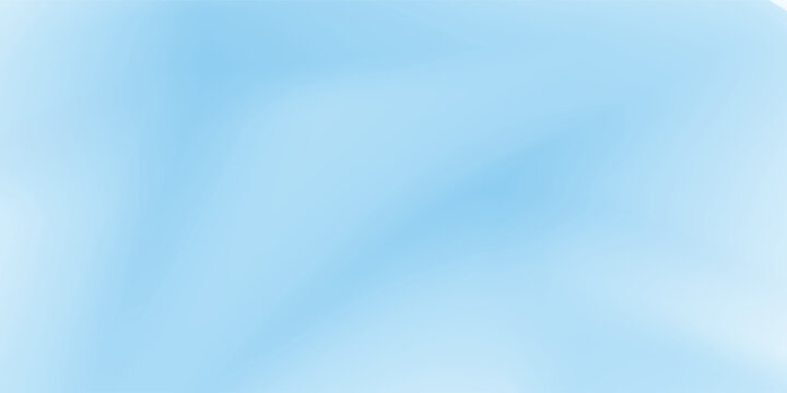 Fototapeta Aesthetic clear blue sky. Summer season blue pastel colored vertical vector banner. Blurred sky gradient background. Simple soft light backdrop.