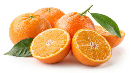 orange on white background