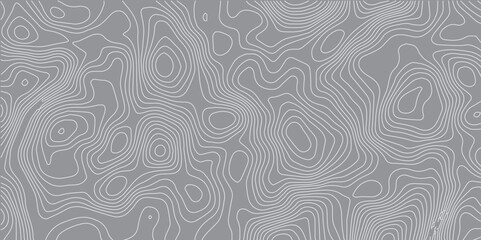 Abstract Topographic Map Pattern with Vintage Outdoors Style Featuring Classic Topography Line Details for Use in Nature-Themed Graphics, Camping Designs, and Retro Cartography Projects