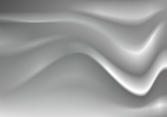 Abstract background with subtle wave effects and metallic gray color gradations that is elegant and modern.