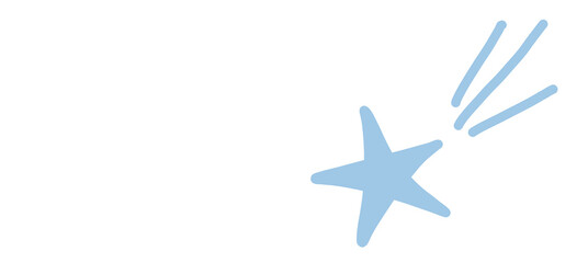 This is a shooting star illustration.