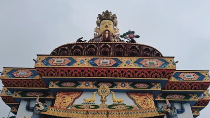 Giant Statue Chenrezing, Pelling, Sikkim, India