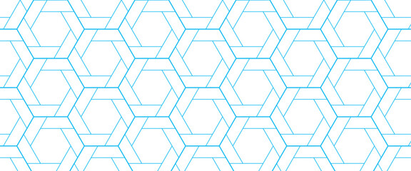 Vector style abstract background with hexagonal pattern.