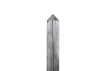 Fototapeta premium A minimalist photo of a tall, slender wooden post