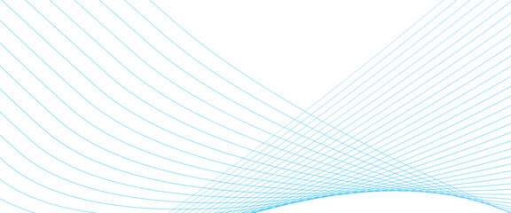 Vector  style abstract blue particles wave technology background