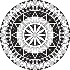 Mandala design vector art illustration