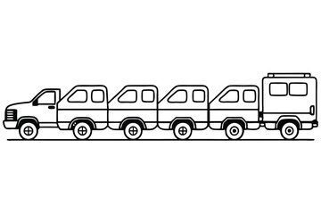 Powerhauler GX10 Line Art Showing Powerful Transport Machinery and Features
