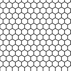 Japanese Pattern: Kikko Seamless Design - Transparent Background (亀甲 背景透過 和柄)