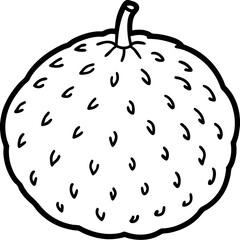 Minimalist Safou Illustration in Vector