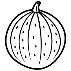 Minimalist Safou Illustration in Vector