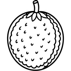 Minimalist Safou Illustration in Vector