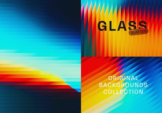 Slatted Glass Backgrounds