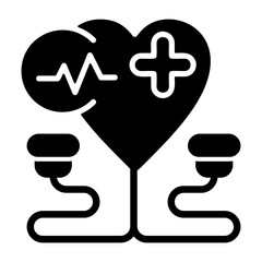 Defibrillator Solid Icon