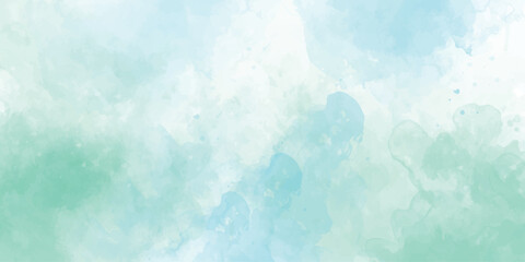 Abstract pastel watercolor with splash paint texture or grunge background design Cyan vintage marbled textured background