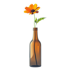 Obraz premium Flower in a Bottle Symbolizing Earth Day 