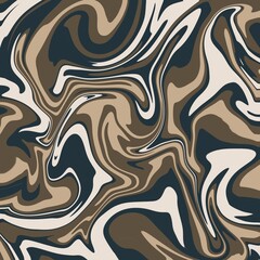 Abstract seamless pattern with waves