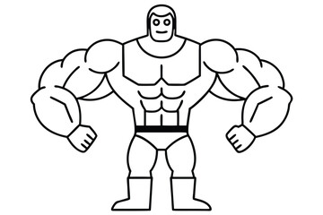 Powerlifter Prime Line Art Representing Strength and Performance Excellence