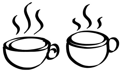 It is a coffee cup illustration.