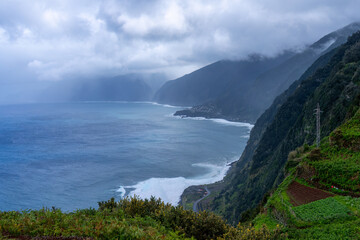 beautiful view on the island of Madeira Portugal 