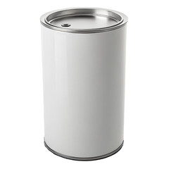 Plain Cylindrical Tin Can for Storage and Food Packaging