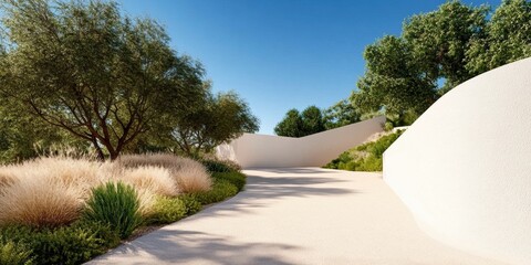 Sustainable Urban Sanctuary World Microvolunteering Day Golden Hour Landscape Design - Eco-Friendly Community Wellness Pathways for Social Impact