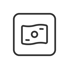 Money Banknote Icon - Cash, Currency, Financial Transaction, Payment, Banking, Money Management, Investment, Economic Wealth, Cash Flow, Finance, Business Finance, Banknote Illustration, Digital Curre