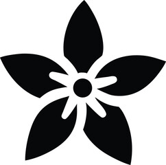 Minimalist Floral Emblem Design of Buttercup, Borage, and Other Blooming Flowers