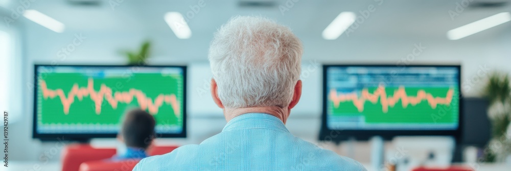 Aufkleber Adaptive Investment Strategies Multigenerational Financial Analytics Exploring Market Volatility Through Inclusive Data Visualization and Performance Tracking