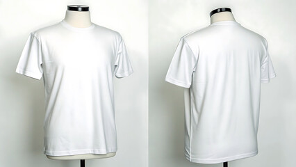 black t-shirt template front and back