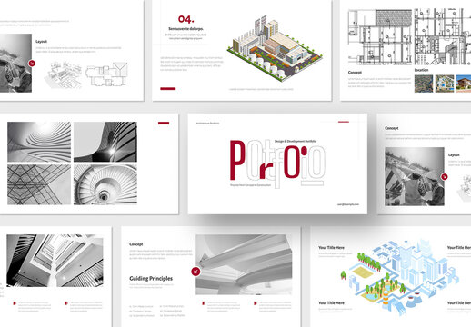 Brand Architecture Portfolio Presentation Layout