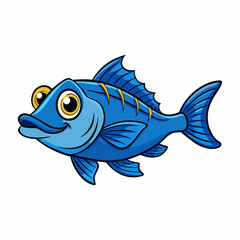 fish on a white background