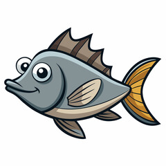 Obraz premium fish vector illustration