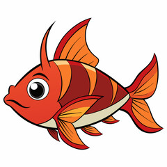 vector illustration of fish