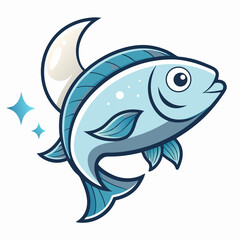 vector illustration of a fish