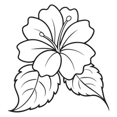 beautiful coloring page of a flower
