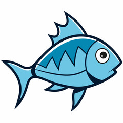 fish on a white background