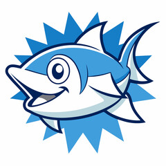 Obraz premium vector illustration of a fish