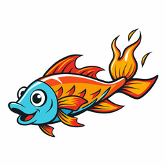 goldfish jumping out of the water