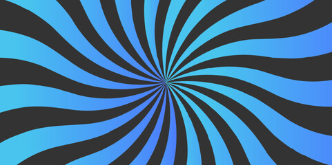 Retro abstract explosion colorful blue vintage ray sunrise star sunbeam texture background. vector illustration circle light banner cartoon add design.	