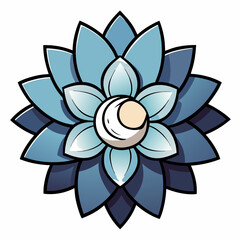 Fototapeta premium flower, vector, floral, nature, design, illustration, lotus, decoration, art, plant, pattern, symbol, leaf, icon, spring, beauty, blossom, wallpaper, summer, ornament, flora, petal, bloom, pink, eleme