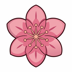 flower, vector, illustration, floral, nature, design, spring, pink, decoration, art, blossom, flowers, pattern, color, beauty, plant, butterfly, leaf, bloom, petal, orchid, summer, flora, icon, card