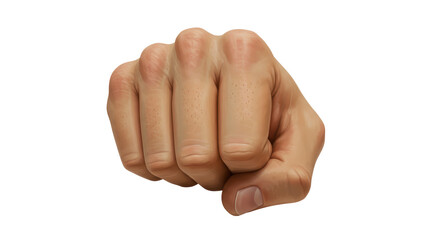 Isolated Clenched Fist