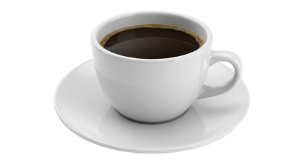Isolated Cup of Coffee